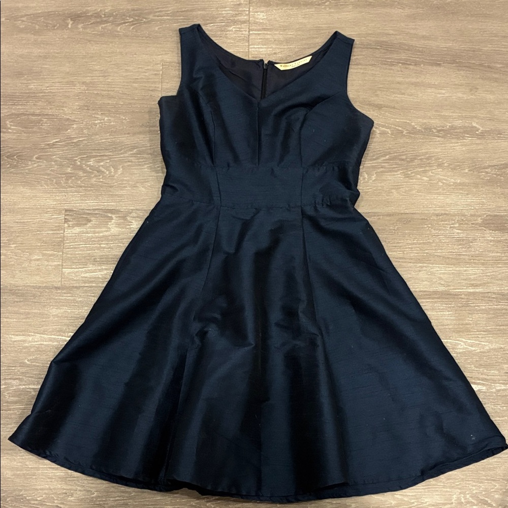 eShakti Elegant Black Mini Dress